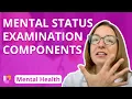 Mental Status Examination - Psychiatric Mental Health Nursing Principles LevelUpRN