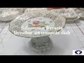 Vintage Ceramic Schumann bavaria Dresden art compote dish