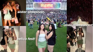 a week in my life vlog: olivia dean concert & belico fest🎺