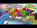 Lagu DINO School | Back to School read aloud | dinosaur books for kids