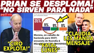 FATAL LUNES! PRIAN SE DESPLOMA ¡FRACASA ALIANZA FOX ALITO! SHEINBAUM LES MANDA MENSAJE