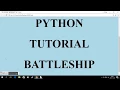 PYTHON - BATTLESHIP GAME