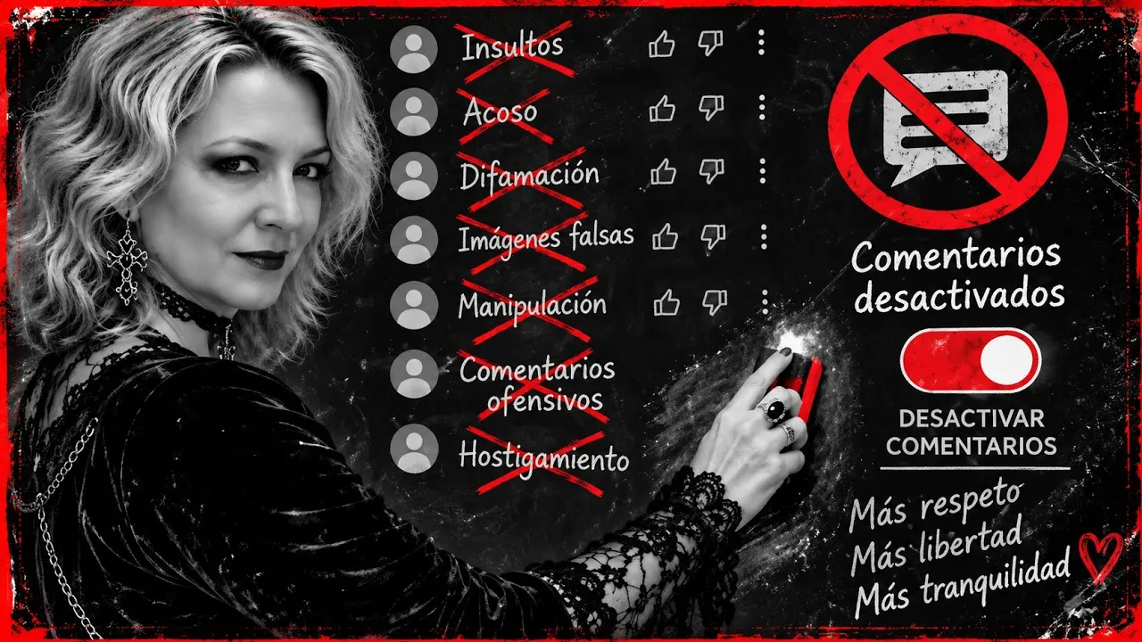 Razón de las desactivación de los en mi canal...