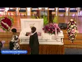 The funeral service for Vercess Crisp-Wedderbum