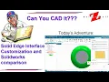 Solid Edge Interface Customization and Comparison to Solidworks