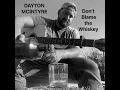Don’t Blame the Whiskey