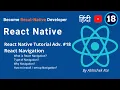 React Native React Navigation Installation guide React Native Tutorial in Hindi