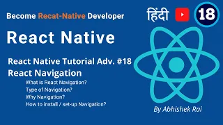 React Native React Navigation Installation guide React Native Tutorial in Hindi