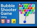 Bubble Shooter Blast Made with HTML CSS JavaScript