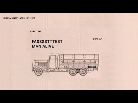 Download MP3 .Feast - Fastest Man Alive (Official Lyric Video)