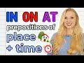 Download Lagu IN / ON / AT - Prepositions of PLACE AND TIME | English Grammar Lesson (+ Free PDF \u0026 Quiz)