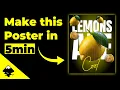Poster design tutorial Inkscape