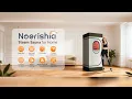 noerishia Portable Infrared Sauna Box for Home with 3L 1200W Steamer