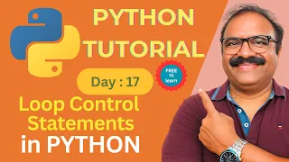Python Day 17 Loop Control Statements break continue pass Explained