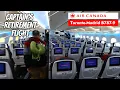 Air Canada Flight AC824 Toronto to Madrid B787-9 Economy Class