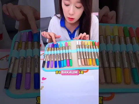 Bu Renkli Kalem Seti Harika 🖍️🤩✨