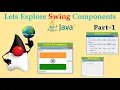 Exploring Java Swing Part-1 Java Object Oriented Concepts Session-23