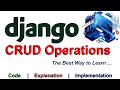 Django CRUD Operations