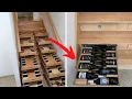 Guy Transforms His Staircase Into Wine Cellar That Can Hold 156 Bottles