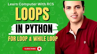 Loops in Python For While Loops Explained with Examples Python Tutorial in Hindi
