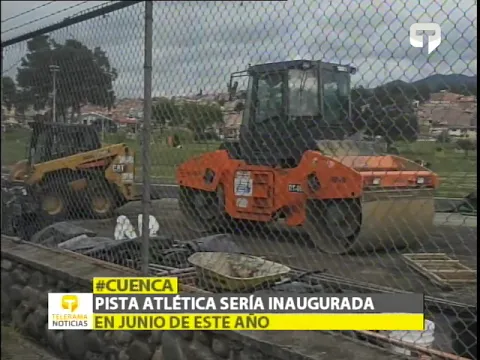 Pista atlética inaugurada en Junio de este año