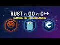 Rust vs Go vs C Summing 100 Million Numbers