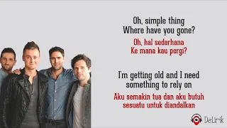 somewhere only we know keane lirik lagu terjemahan tiktok oh simple thing where have you gone