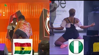 ghana vs nigeria twerking competition at wisconsin university ahead of main match in ksi