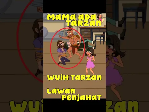 MAMA! Ada Tarzan Datang Kita Selamat #shorts