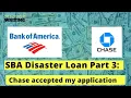 How I submitted my PPP application with Chase Bank for the SBA disaster loan