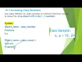 Python Classes and objects Unit 3 part 2 Creating Objects Accessing Class Members Example