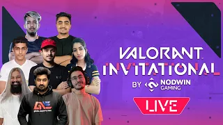 Valorant Invitational by Nodwin ft. Thug, Xyaa, V3nom, Hydraflick, Sc0ut, Global Esports & Riot!