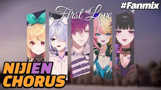 Download 【Fanmade Mix】 First Love 【Pomu Rainpuff, Elira Pendora, Uki Violeta, Kotoka Torahime, Meloco Kyoran】 MP3