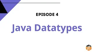 Datatypes in Java - Java Tutorial for Beginners EP4