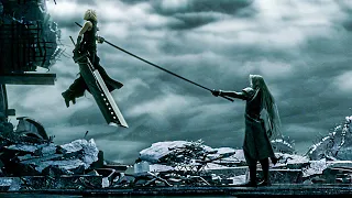 cloud vs the one winged angel final fantasy vii advent children clip