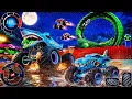 Hot Wheels Monster Trucks Stunt Mayhem - Car Extreme Mega Ramp Impossible Racing