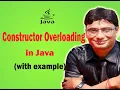 Constructor Overloading in Java Java Tutorial Constructor Overloading With Example