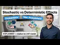 Stochastic vs Deterministic Effects Explained