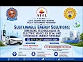 AICTE ATAL Faculty Development Programme 2026 Sustainable Energy Solutions Day 1 Morning Session