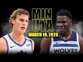 Minnesota Timberwolves vs Utah Jazz Full Game Highlights - March 18 2026 NBA Season