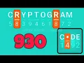 CRYPTOGRAM 930