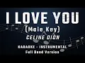 Download Lagu I LOVE YOU - MALE KEY - FULL BAND KARAOKE - INSTRUMENTAL - CELINE DION