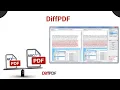DiffPDF review how to use DiffPdf compare two PDF files