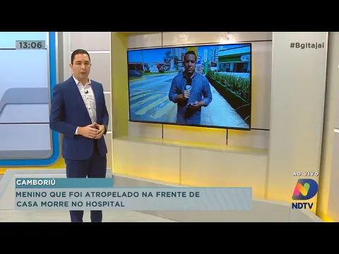 Menino que foi atropelado na frente de casa morre no hospital