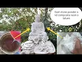 How to cast stone powder and composite resin statues