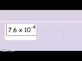scientific notation quiz
