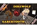 ARK HAPPENED - SABERTOOTH VS DIREWOLF