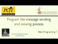 Program the message sending and viewing process WP 01 38