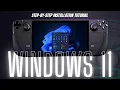How to Install Windows 11 on Steam Deck LCD OLED Full Setup Guide