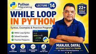 Python Tutorial for Beginners in Hindi Assignment Operators While Loop Series Lecture 14